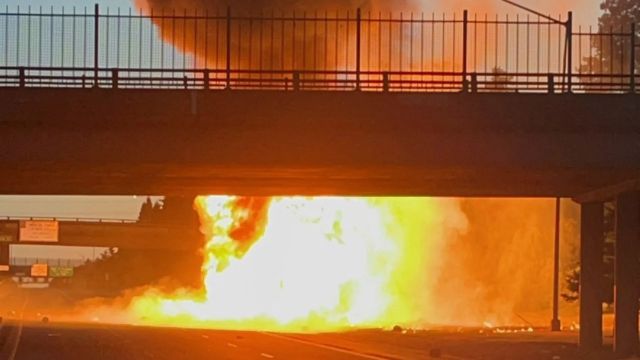 Authorities Track Down Driver Who Left Explosive Propane Trailer on I-5