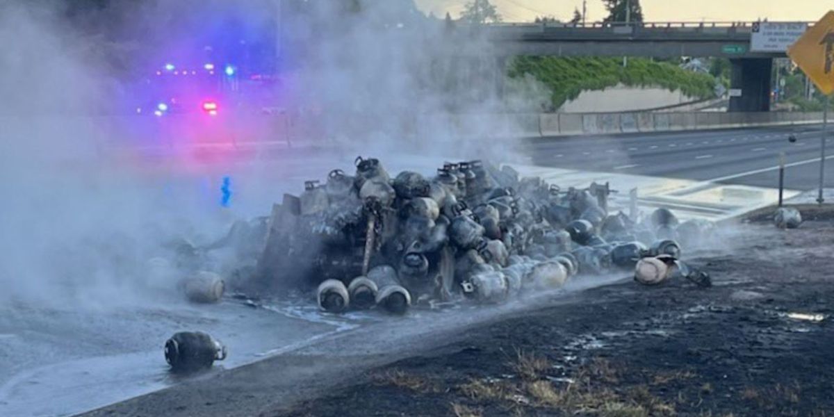 Authorities Track Down Driver Who Left Explosive Propane Trailer on I-5