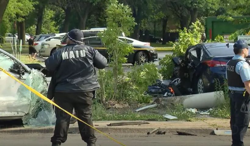 Little Village Rollover Crash 2 Killed, 2 Seriously Hurt Near Cook County Jail