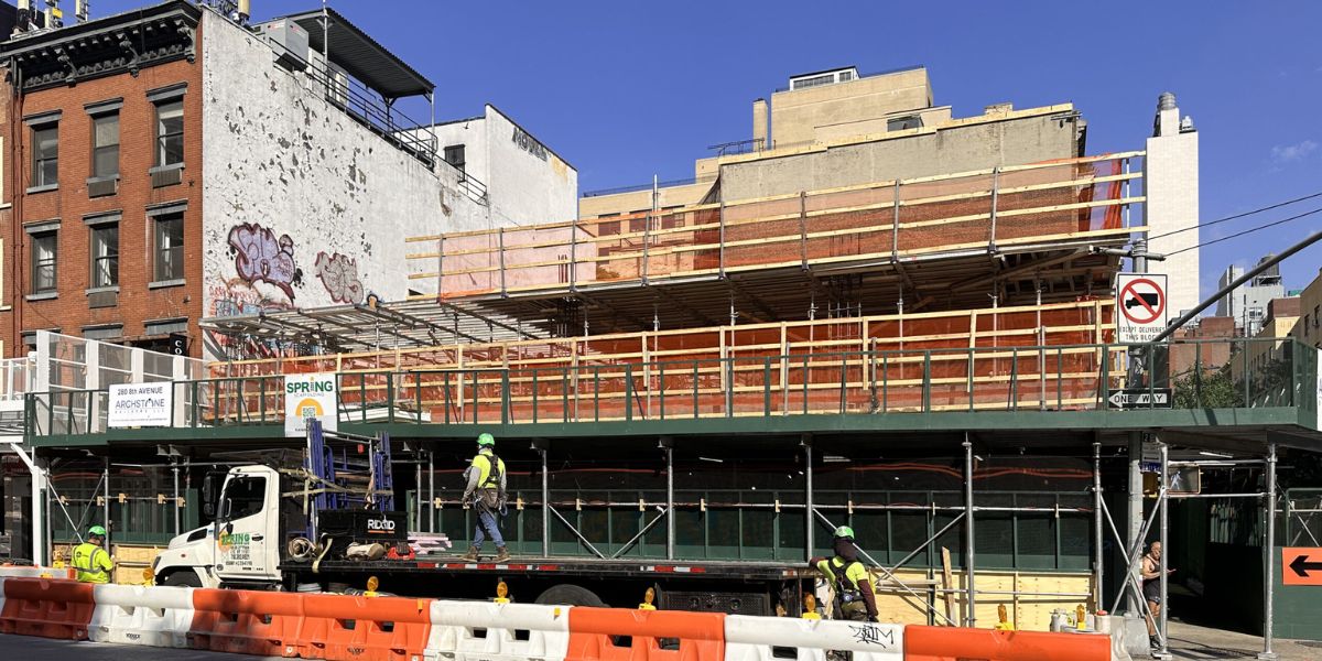 New Skyscraper at 280 Eighth Avenue Starts Rising in Chelsea, Manhattan