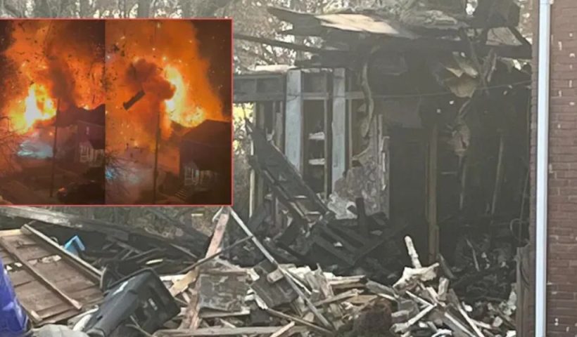 Newly Released Video Shows Shocking Home Explosion in Arlington, Virginia