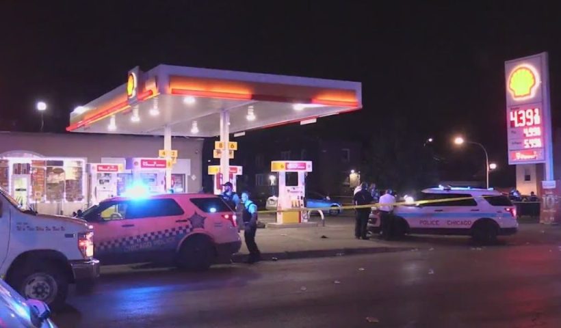 West Side Gas Station Gathering Ends in Gunfire, Leaving 15-Year-Old and Four Others Shot