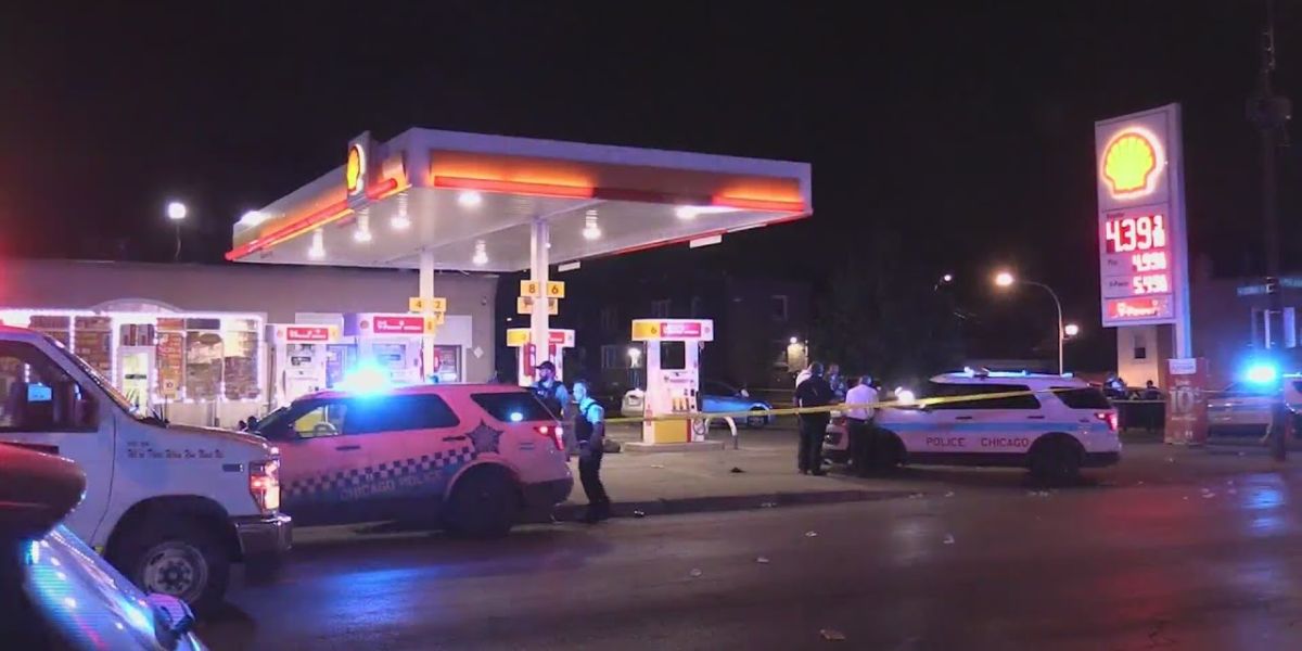 West Side Gas Station Gathering Ends in Gunfire, Leaving 15-Year-Old and Four Others Shot