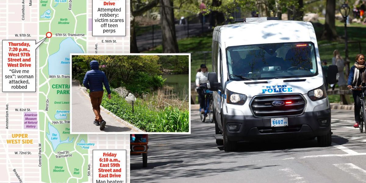 Group Robbery in Central Park Leaves Two Men Stripped of Belongings, Where And When Happened