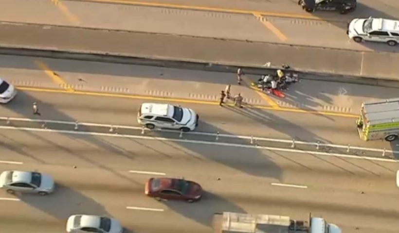 Miami-Dade Incident Knife-Wielding Man Hit by Pickup on I-95 During Trooper Standoff