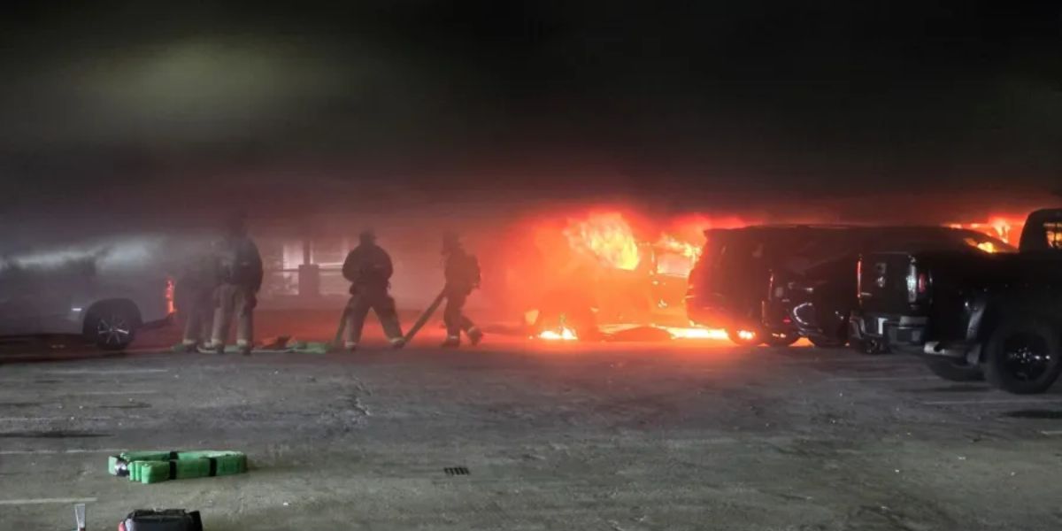 2-Alarm Fire at Charlotte Airport Parking Deck Leaves Two Officers and One Other Injured