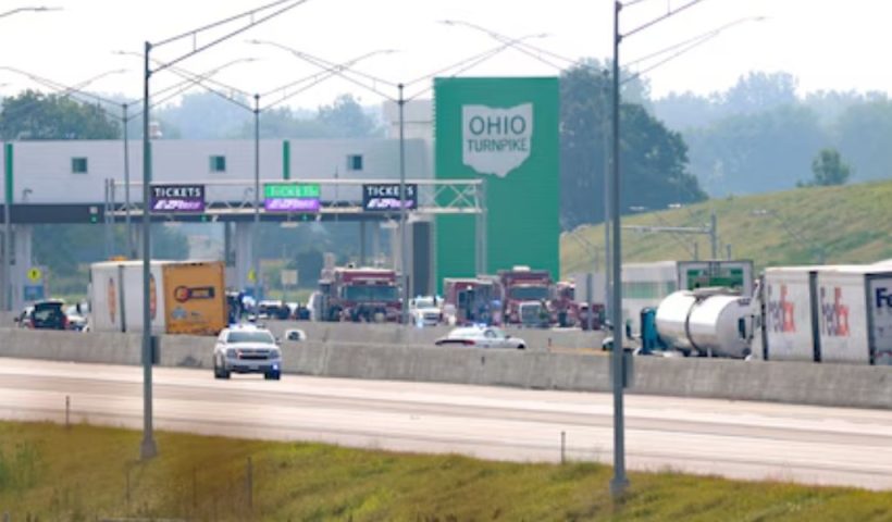 Four Killed, Ten Injured in Multi-Vehicle Turnpike Crashes, Traffic Gridlocked for Hours