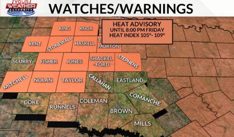 Weather Alert Intense Heat and Limited Rainfall Expected in Big Country