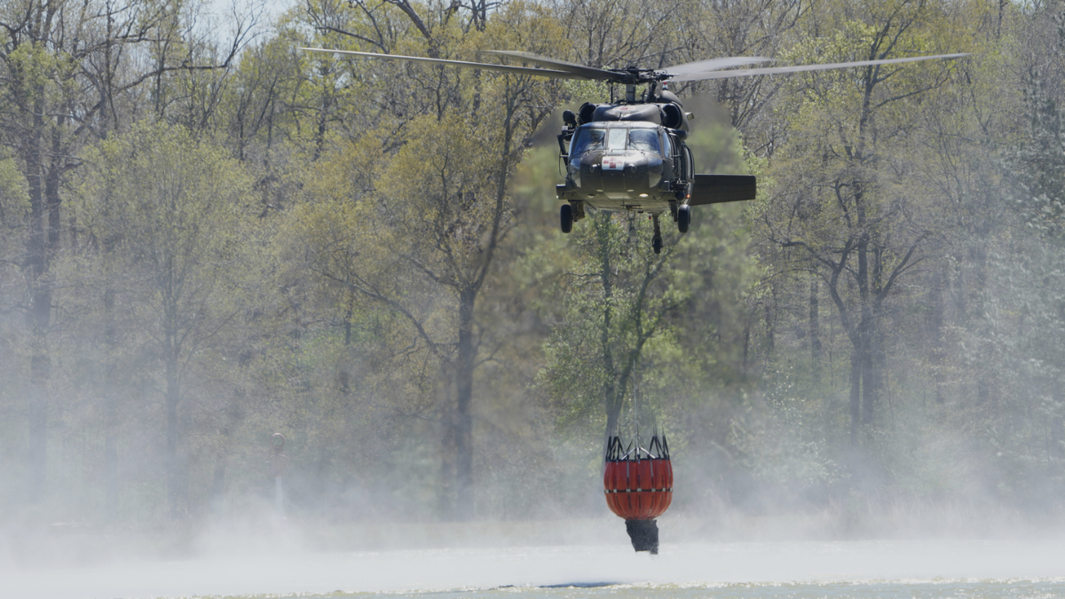 Texas Deploys Helicopters for Water Drops to Fight Spreading Pauline Road Wildfire