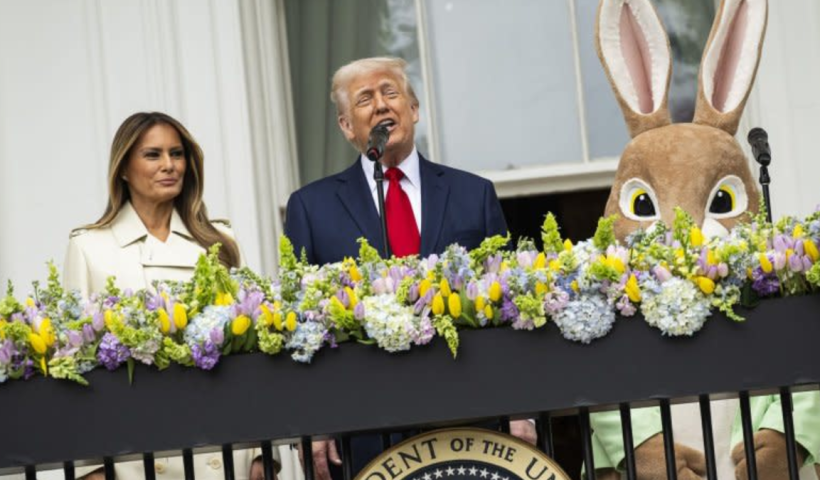 President Trump and First Lady Celebrate Easter with Children at White House Event