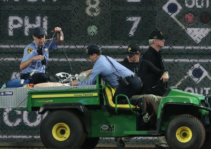 Former College Football Player Falls from Stands at Pirates-Cubs Game