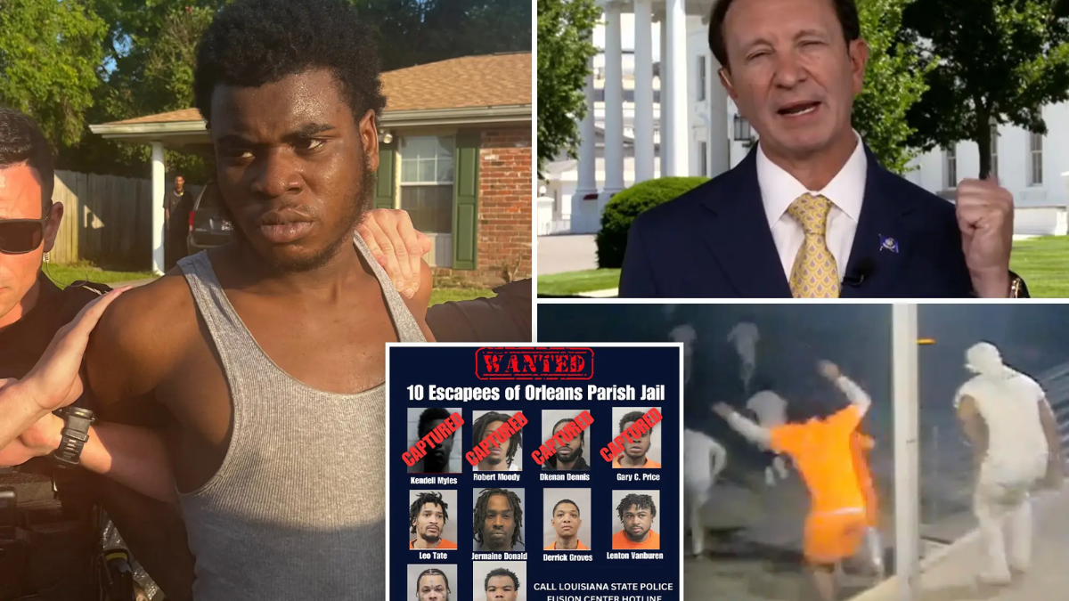 Louisiana Governor Condemns 'Soft-on-Crime' Policies After Inmate Escape