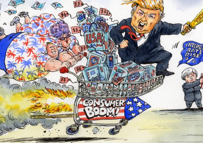 Donald Trump’s cartoon-like chaos leaves US economy on unstable course
